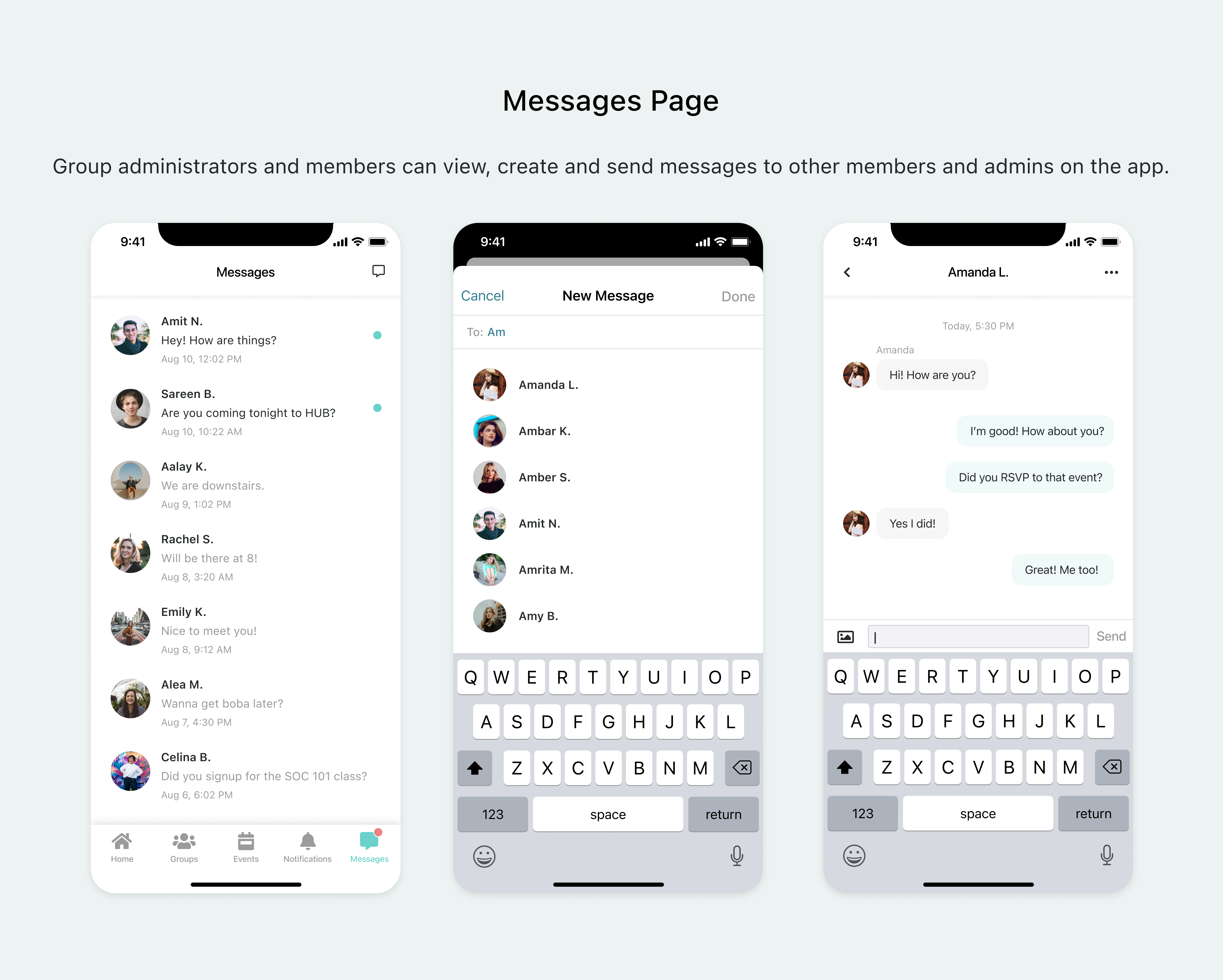 Messages