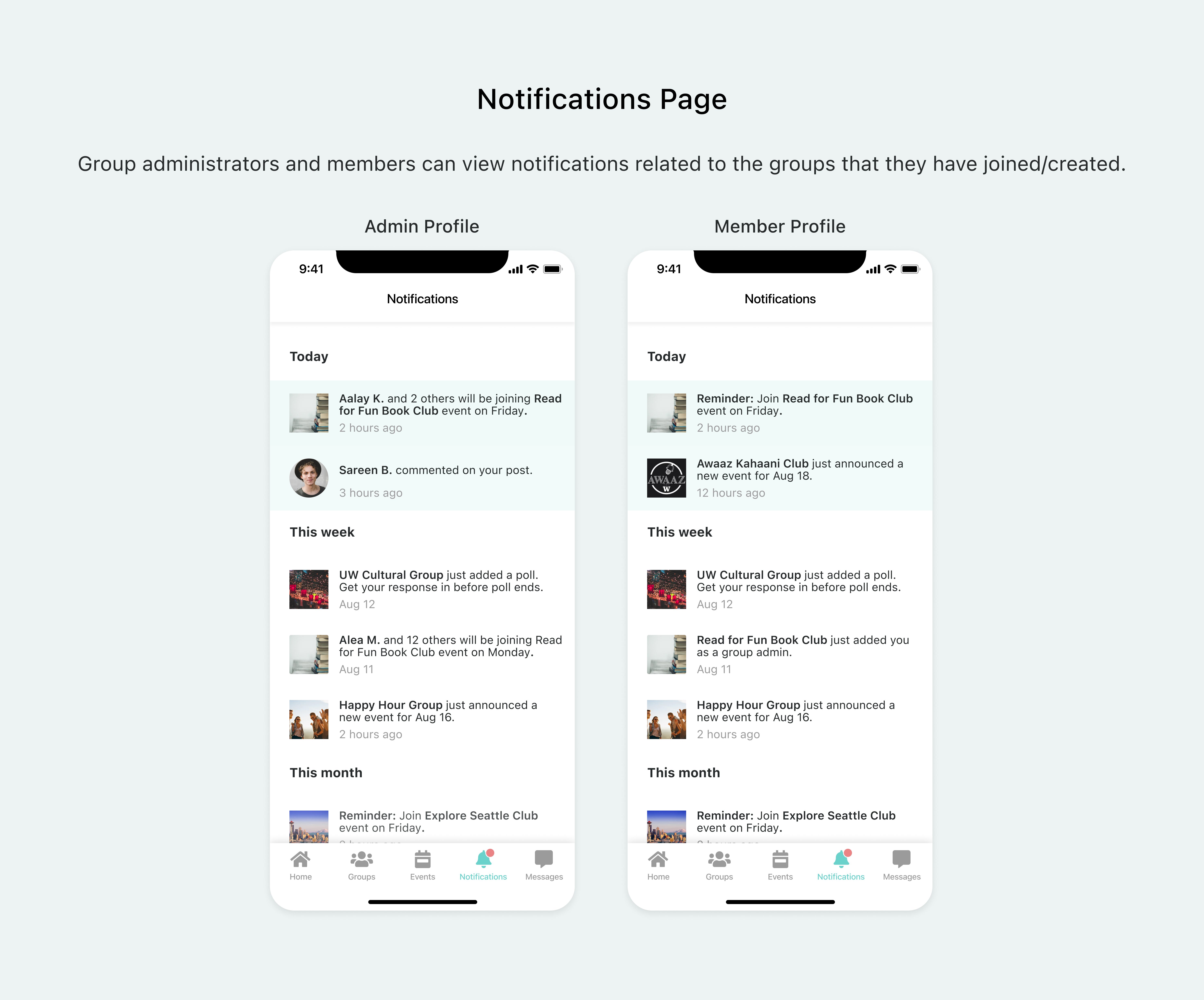 Notifications