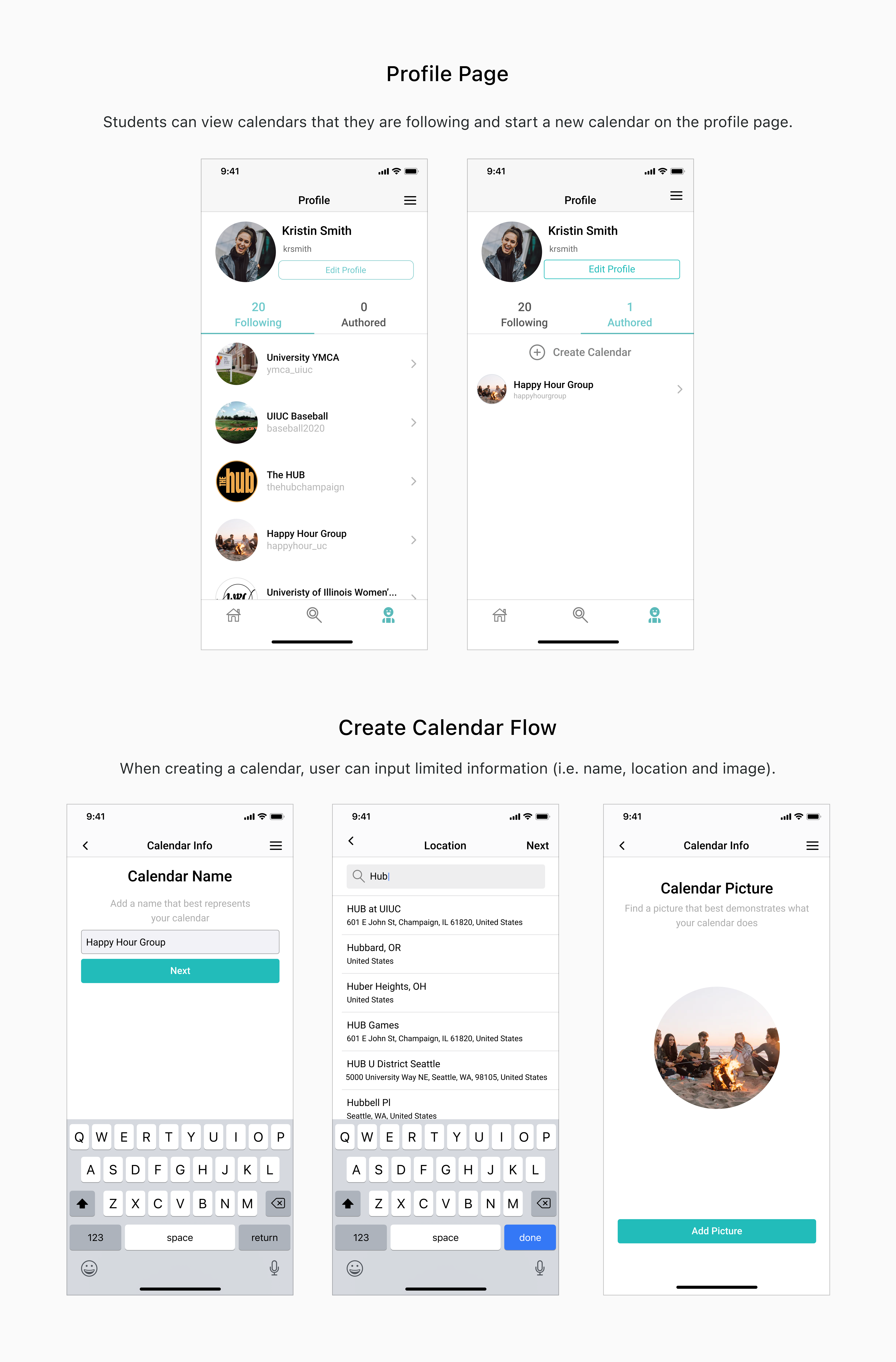 Old Profile Page