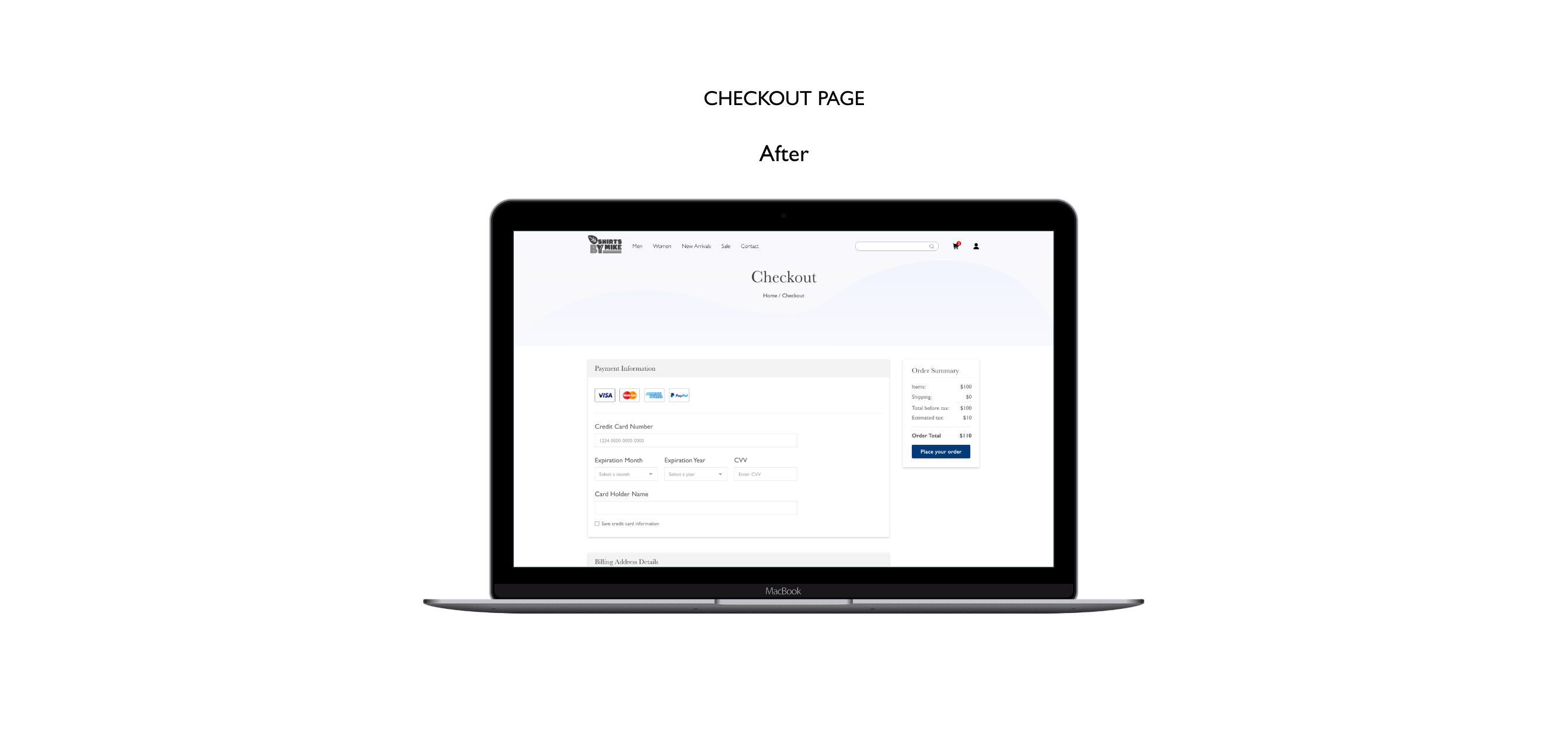 Checkout Page