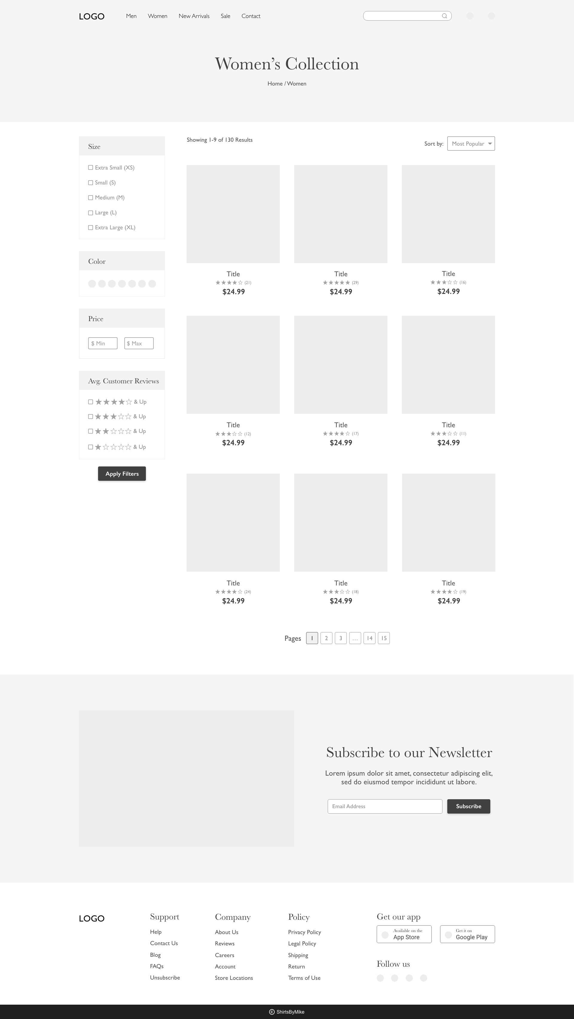 Catalog Page